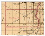 Riverton Precinct, Utah 1890 Old Town Map Custom Print - Salt Lake Co.
