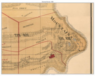 Silverton Precinct, Utah 1890 Old Town Map Custom Print - Salt Lake Co.