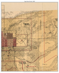 Sugar House Precinct, Utah 1890 Old Town Map Custom Print - Salt Lake Co.