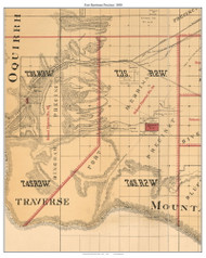 Fort Herriman Precinct, Utah 1890 Old Town Map Custom Print - Salt Lake Co.
