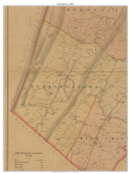Gerrardstown, West Virginia 1894 Old Town Map Custom Print - Berkeley Co.