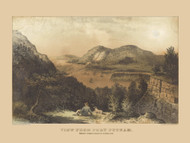 View from Fort Putnam - West Point - Version A - With Person - Hudson River View Reprint