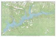 Lake Talquin 1972 - Custom USGS Old Topo Map - Florida