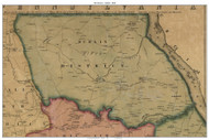 5th District - Dublin, Maryland 1858 Old Town Map Custom Print - Harford Co.