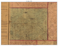 Saint Johns, Indiana 1874 Old Town Map Custom Print - Lake Co.