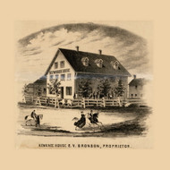 Kewanee House Illinois 1860 - Old Town Map Custom Print - Henry Co.
