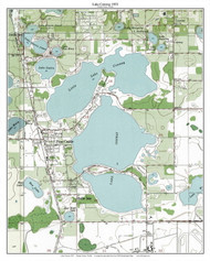 Lake Conway 1953 - Custom USGS Old Topo Map - Florida