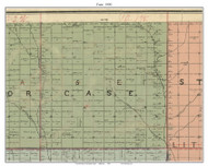 Case, Oklahoma 1900 Old Town Map Custom Print - Cleveland Co.