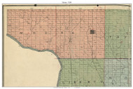 Moore, Oklahoma 1900 Old Town Map Custom Print - Cleveland Co.