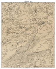 Wawayanda, New York 1851 Old Town Map Custom Print - Orange Co.