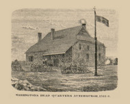 Washington's Headquarters, New York 1851 Old Town Map Custom Print - Orange Co.