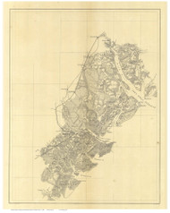 Coastline from Port Royal Entrance to Ossabaw Island 1861 NOAA Special Map Reprint