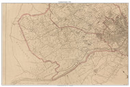 Tuckahoe District, Virginia 1916 Old Town Map Custom Print - Henrico Co.