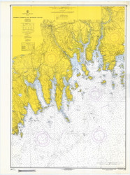 Nash Island to Schoodic Island 1969 - Old Map Nautical Chart AC Harbors 5 305 - Maine