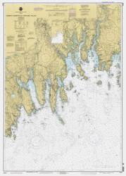 Nash Island to Schoodic Island 1995 - Old Map Nautical Chart AC Harbors 5 13324 - Maine