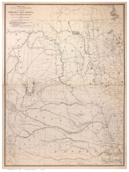 Nebraska and Dakota Territories, 1867 - Midwest - USA Regional 7