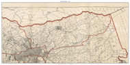 Fairfield District, Virginia 1911 Old Town Map Custom Print - Henrico Co.