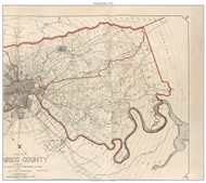 Varina District, Virginia 1911 Old Town Map Custom Print - Henrico Co.
