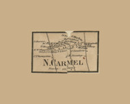 North Carmel, Maine 1859 Old Town Map Custom Print - Penobscot Co.