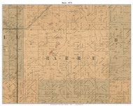 Barre, Wisconsin 1874 Old Town Map Custom Print - La Crosse Co