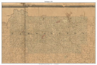 Farmington, Wisconsin 1874 Old Town Map Custom Print - La Crosse Co