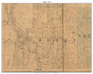 Shelby, Wisconsin 1874 Old Town Map Custom Print - La Crosse Co