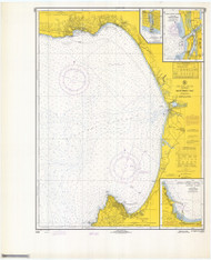 Monterey Bay 1969 - Old Map Nautical Chart PC Harbors 5403 - California