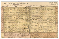 Buxton, North Dakota 1900 Old Town Map Custom Print - Traill Co