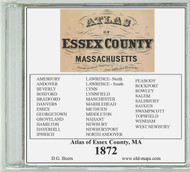 Beers Atlas of Essex County, Massachusetts, 1872, CDROM Old Map