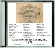 Walker Atlas of Plymouth County, Massachusetts, 1879, CDROM Old Map