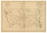 Chester District, 1825 South Carolina - Old Map Reprint - Mills Atlas RSY