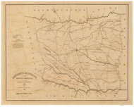 Laurens District, 1825 South Carolina - Old Map Reprint - Mills Atlas RSY