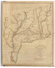 Marion District, 1825 South Carolina - Old Map Reprint - Mills Atlas RSY