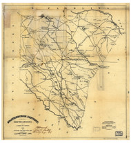 Spartanburgh District, 1825 South Carolina - Old Map Reprint - Mills Atlas LC