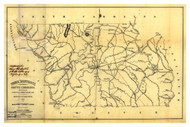 York District, 1825 South Carolina - Old Map Reprint - Mills Atlas LC