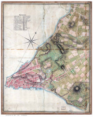 New York City 1776 - Faden - Manhattan - Old Map Reprint