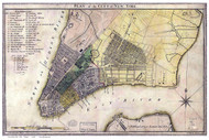 New York City 1789 - Tiebout - Manhattan - Old Map Reprint
