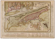 New York City 1821 - Randel - Manhattan - Old Map Reprint