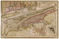 New York City 1821 - Randel (Cropped) - Manhattan - Old Map Reprint