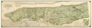 New York City 1874 - Viele - Manhattan - Old Map Reprint