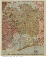 New York City - Borough of Queens 1923 - Williams - Manhattan - Old Map Reprint