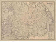Brooklyn, NY 1898 - Beers - Old Map Reprint