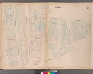 New York City, NY Fire Insurance 1852 Sheet 2 V1 - Old Map Reprint - New York