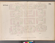 New York City, NY Fire Insurance 1852 Sheet 24 V2 - Old Map Reprint - New York