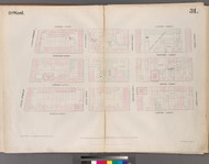 New York City, NY Fire Insurance 1853 Sheet 31 V3 - Old Map Reprint - New York