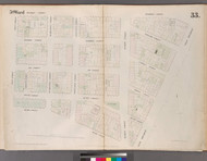 New York City, NY Fire Insurance 1853 Sheet 33 V3 - Old Map Reprint - New York
