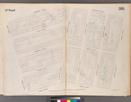 New York City, NY Fire Insurance 1853 Sheet 36 V3 - Old Map Reprint - New York