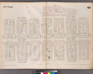New York City, NY Fire Insurance 1853 Sheet 40 V4 - Old Map Reprint - New York