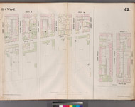 New York City, NY Fire Insurance 1853 Sheet 42 V4 - Old Map Reprint - New York