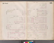 New York City, NY Fire Insurance 1853 Sheet 44 V4 - Old Map Reprint - New York